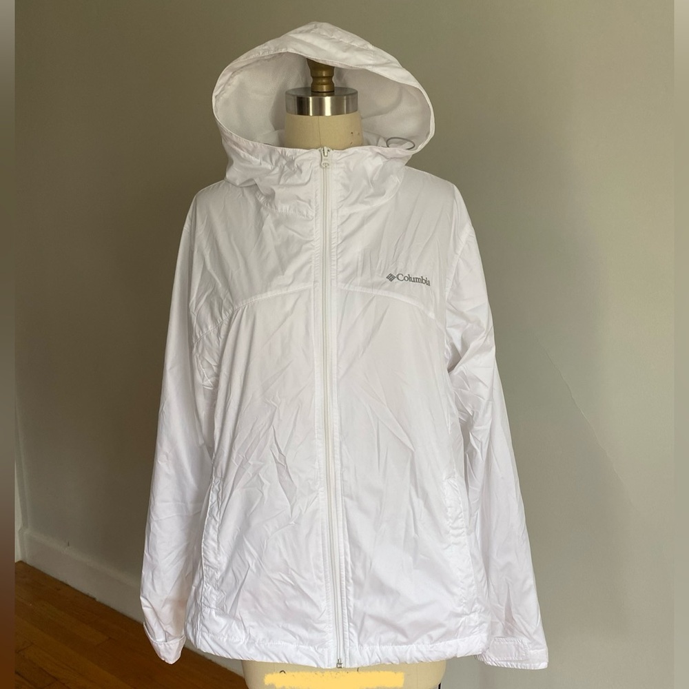 Columbia | Zuma Stack II White Hooded Jacket | Sz XL